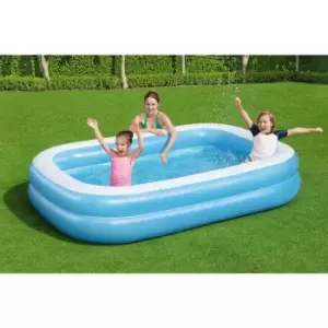 image of Bestway - Paddling Pools 269x175cm with Repair Kit Kids Inflatable Swimming Pool Vinyl