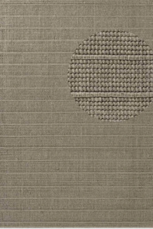 Image of The Rugs Ted Baker Camden Wool Parker Rug Handwoven Striped Living Room In Grey