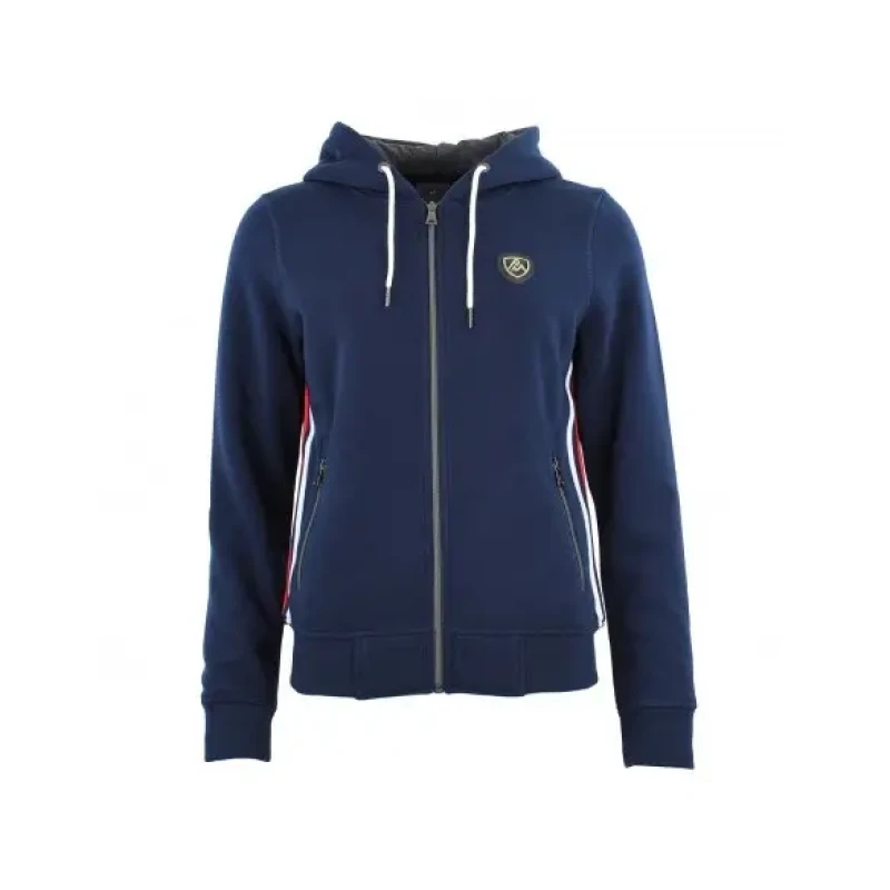 Image of Peak Mountain Sweatshirt fleece woman Peak Mountain Acharles Bleu Female S