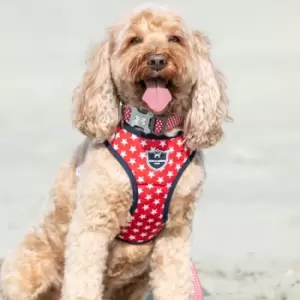 image of Hugo & Hudson Star Dog Harness Red