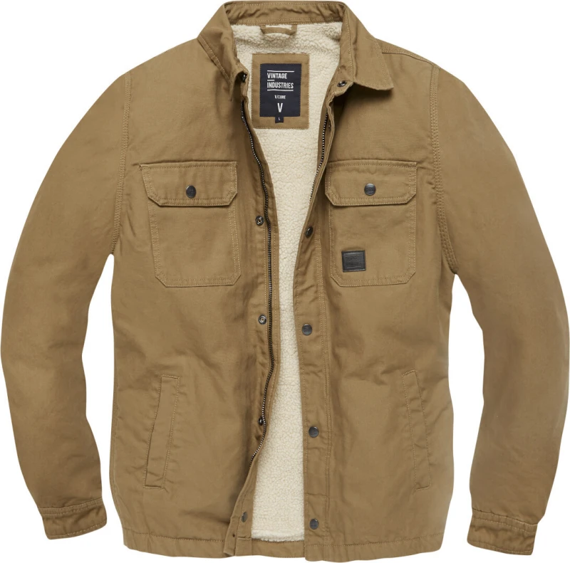 Image of Vintage Industries Dean Sherpa Between-seasons Jacket sand XL Men