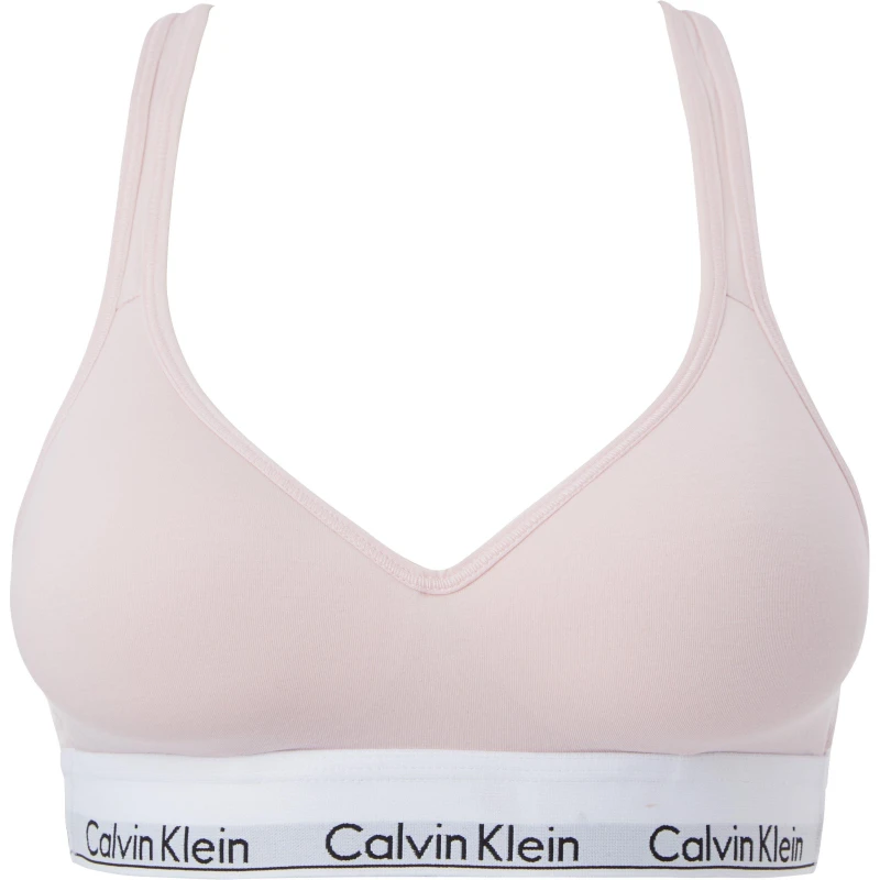 Image of Calvin Klein cotton bralette lightly lined - Nude Nude 8