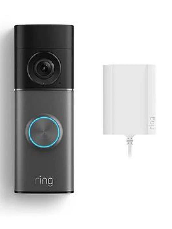 Image of Ring Video Doorbell Pro (3rd gen) - Plug-in Smart Doorbell - Deep Silver