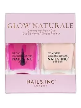 Image of Nails Inc Glow Naturale Duo Set
