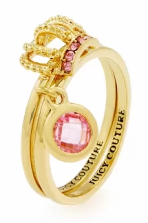 image of Juicy Couture Jewellery Juicy Crown Ring Set JEWEL WJW893-710-7