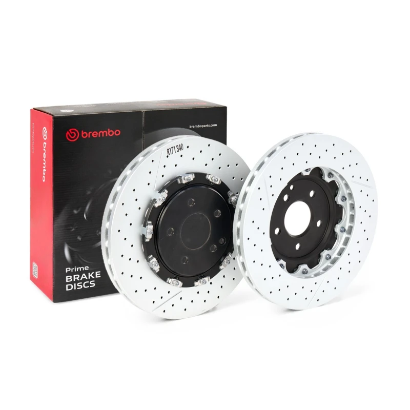 Image of BREMBO 09.9254.33 Brake disc Aluminium Brake Disc Hub, Coated, High-carbon, with bolts/screws Brake Disc (82)
