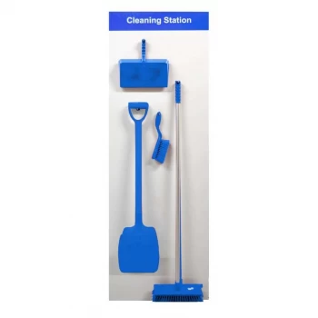 Image of Spectrum Industrial Shadowboard Cleaning Station A Blue SB-BD01-BL