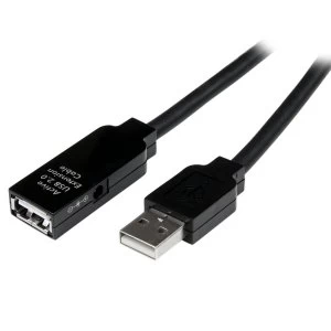 image of 15m USB 2.0 Active Extension Cable - M/F