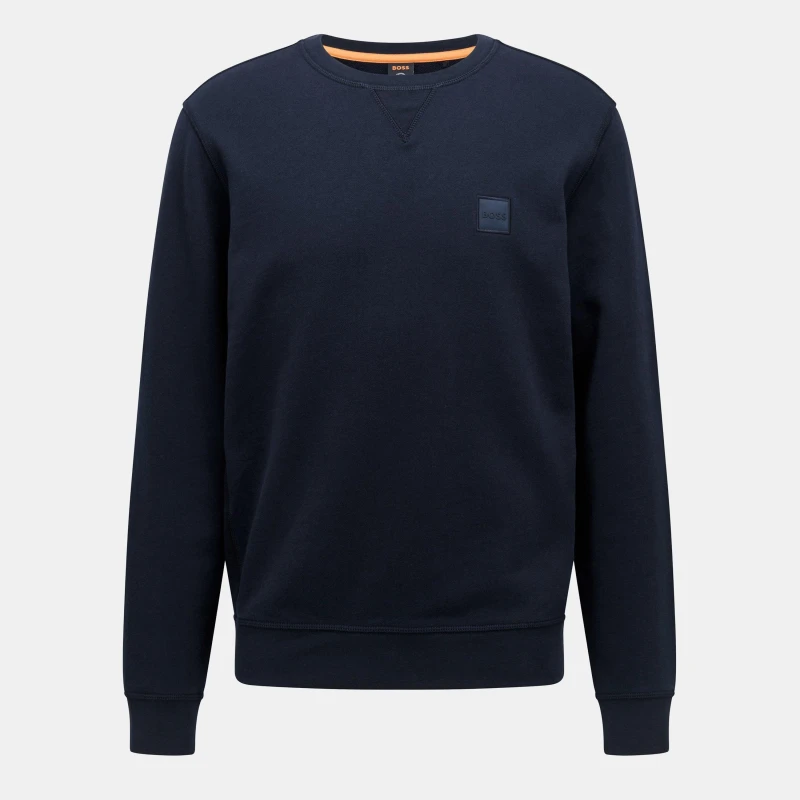 Image of Boss Westart Crew Sweatshirt - Blue Blue XL