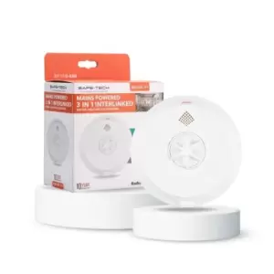 image of Safe Tech Smoke Alarm Hardwired RF Smoke Detector