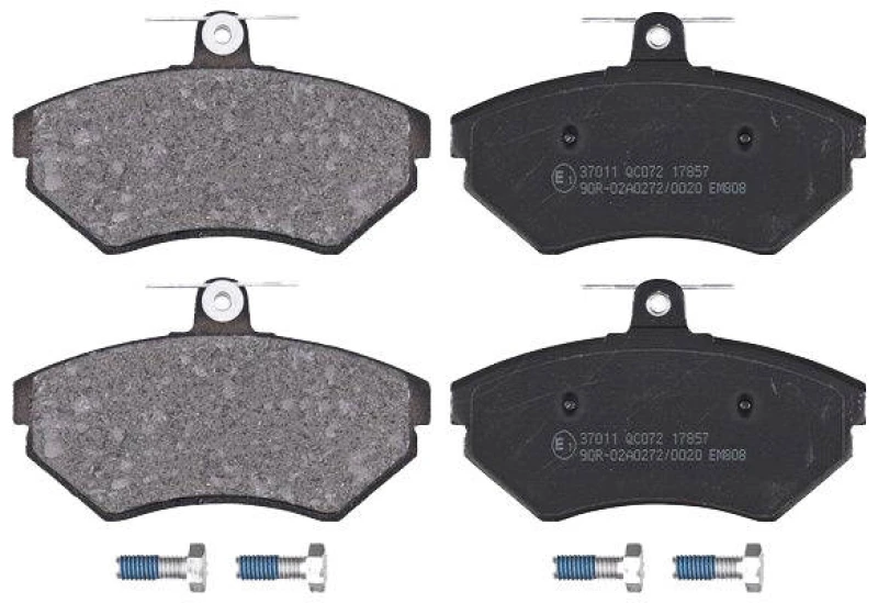 Image of A.B.S. 37011 Brake pad set without integrated wear sensor Brake Pad Set,disc brake (402)