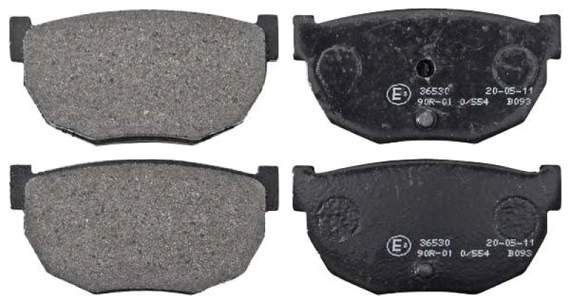 Image of A.B.S. 36530 Brake pad set without integrated wear sensor Brake Pad Set,disc brake (402)