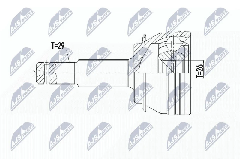 Image of NTY CV joint kit NTY NPZ-NS-092