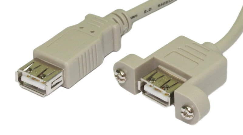 Image of Cables Direct Cables Direct USB2-122 USB cable 0.15 m USB A Beige USB2-122