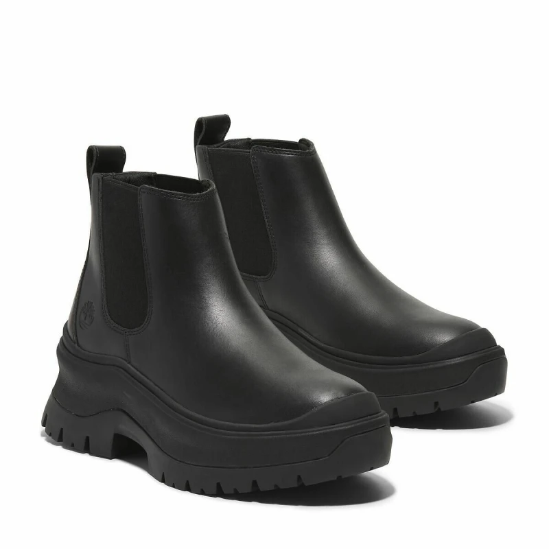 Image of Timberland Womens Roxie Lane Chelsea Boots Black Full Grain, 4