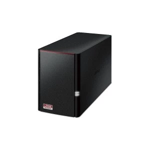 Image of Buffalo LinkStation 520 Ethernet LAN Compact Black NAS 2 bays UK Plug