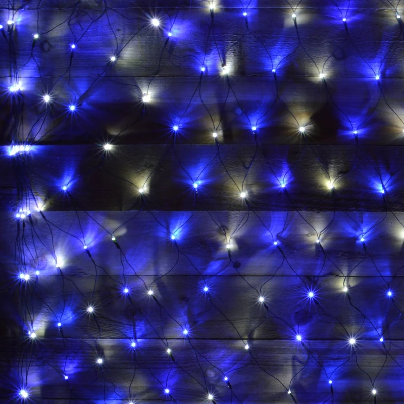 Image of Premier Decorations Premier Decorations 360 Blue & White Christmas Window Lights