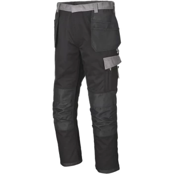 image of Portwest - TX32BKRXL - sz XL Dresden Holster Trouser - Black