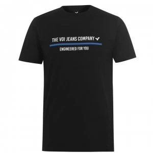 Image of VOI Avezano T Shirt Mens - Black