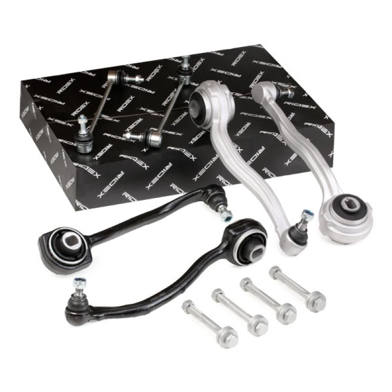 Image of RIDEX 772S0103 Control arm repair kit Front Axle Left, Control Arm Suspension Kit (772)