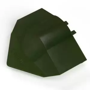 image of Corrapol Green Aluminium Ridge Capping (L)0.1mm (W)160mm