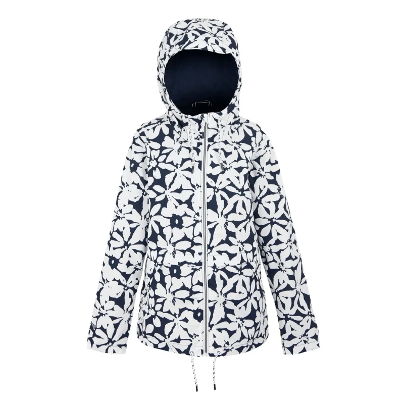 Image of Regatta Womens 'Bayletta II' Waterproof Jacket in Dark Blue Size: 10 Dark Blue Female 10