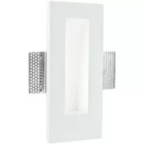 Image of 25-fan Europe - Applique encastree Ariel Platre blanc 1 ampoule cm