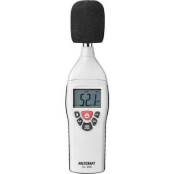 VOLTCRAFT Sound level meter SL-200 30 - 130 dB 31.5 Hz - 8 kHz