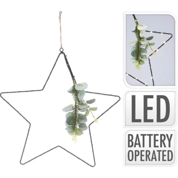 Image of The Spirit Of Christmas Star with LED - 40x2x42cm
