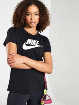 Image of Nike Sportswear Essential Ss Tee - Black Size M Women
