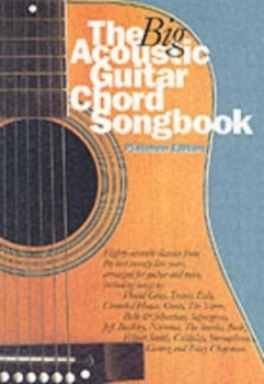 Image of The Big Acoustic Guitar Chord Songbook Paperback