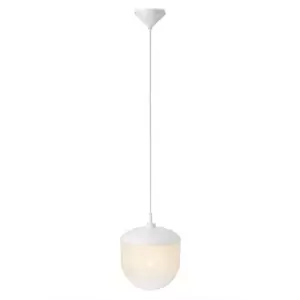 image of Magia 26cm Globe Pendant Ceiling Light White, E27