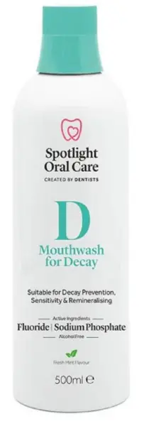 image of Spotlight Oral Care Decay & Sensitivity Mouthwash 500ml