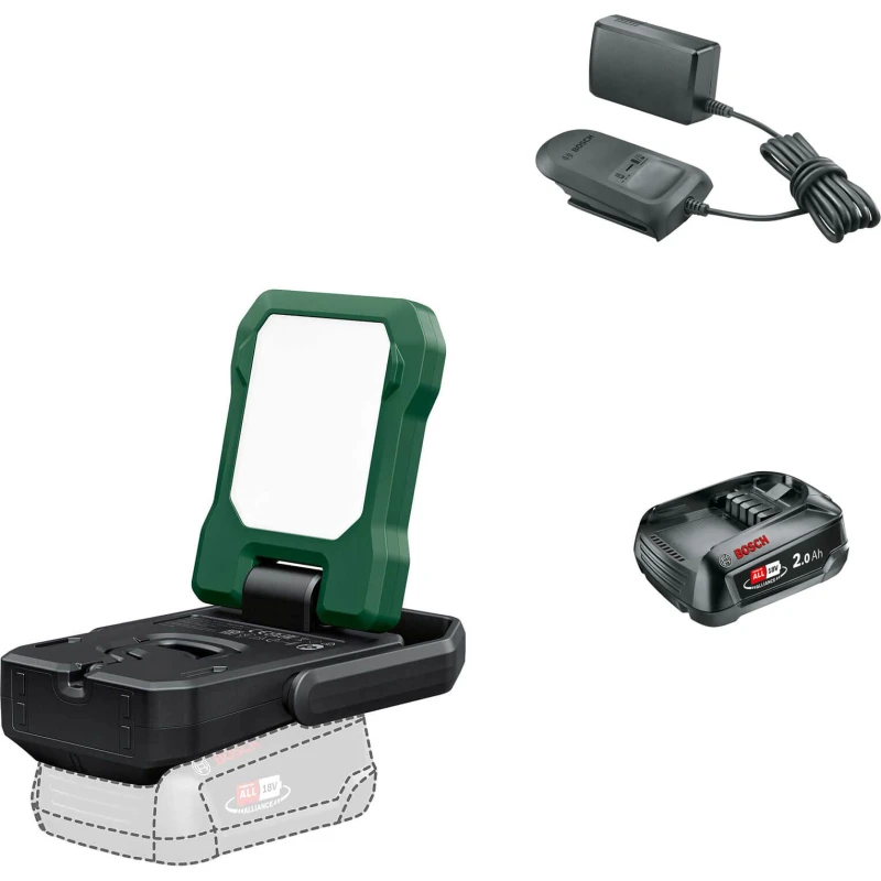 Image of Bosch EASYSPOTLIGHT 18V-400 P4A 18v Cordless LED Work Light EASYSPOTLIGHT 18V-400 Batteries: 1 x 2ah Li-ion