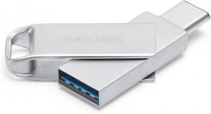 image of SanDisk Ultra Dual 128GB USB C Flash Drive