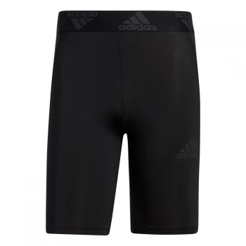 image of adidas Techfit 3-Stripes Short Tights Mens - Black