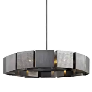 image of Impression 14 Light Pendant Graphite And Satin Nickel