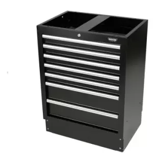 Image of 31706 bunker Modular 7 Drawer Floor Cabinet 680mm - Draper