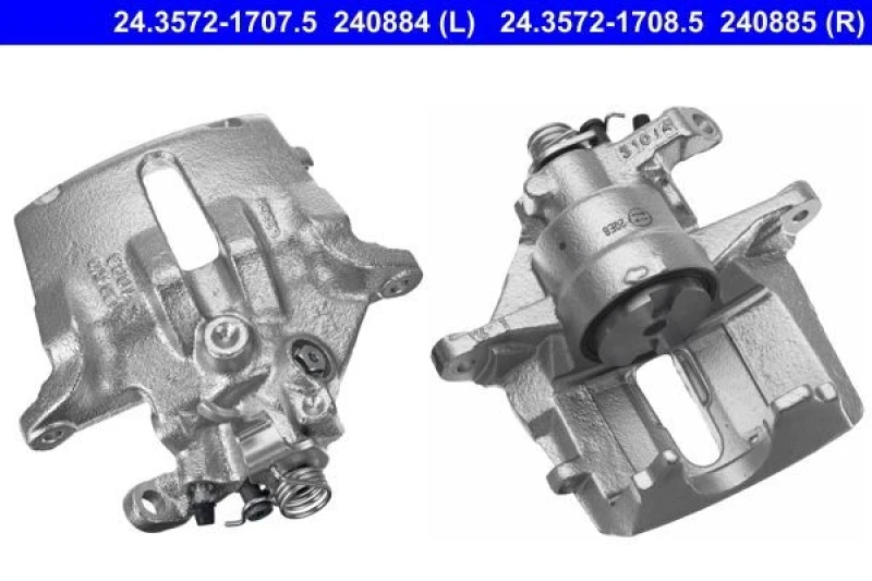 Image of ATE 24.3572-1707.5 Brake caliper without holder Brake Caliper (78)