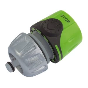 Image of Draper 1/2" Water Stop Hose Connector