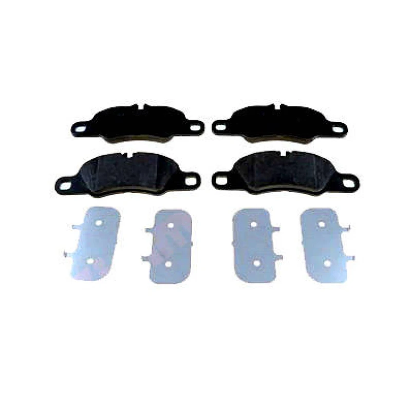Image of ZIMMERMANN 24459.185.1 Brake pad set Front Axle, prepared for wear warning indicator, Photo corresponds to scope of supply Brake Pad Set,disc brake (