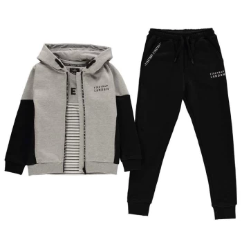 Image of Firetrap 3 Piece Jogger Set Junior Boys - Grey
