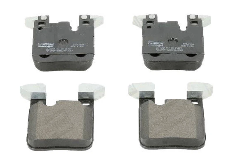 Image of CHAMPION 573429CH Brake pad set prepared for wear warning indicator Brake Pad Set,disc brake (402)