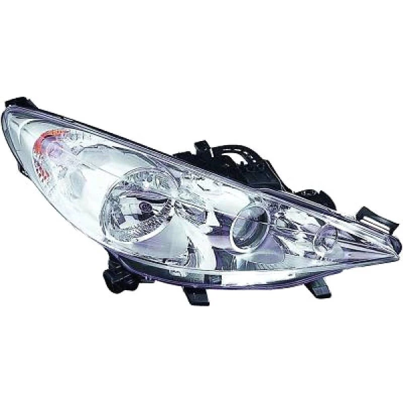 Image of DIEDERICHS 4226982 Headlights H7/H7/H1, Right, with motor for headlamp levelling Headlight (259)