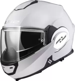 Image of LS2 FF399 Valiant Single Mono Helmet, white, Size 2XL, white, Size 2XL