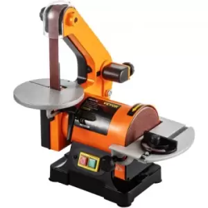 Image of VEVOR Electric Belt Grinder Sander 5" Electric Belt & Disc Sander 300W Grinder Polisher 2950 RPM Variable Speed Metal Bench Sanding Machine Workshop S