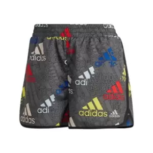 image of adidas 3-Stripes Sport Brand Love Shorts Womens - Black