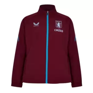 Image of Castore Aston Villa Lightweight Travel Jacket Juniors - Purple