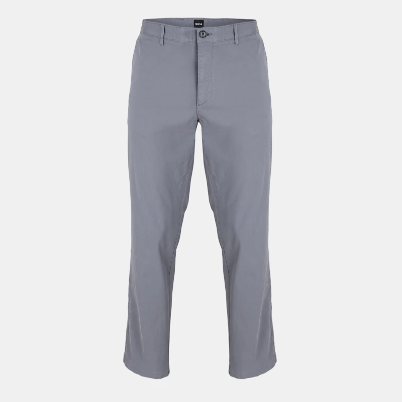 Image of Boss Mens Crigan3 Straight Leg Trousers Dark Grey male 28W R