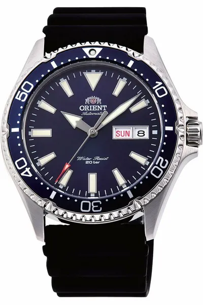 Image of Orient 42mm Quartz Sports Leather Strap Watch FUNG2003B0